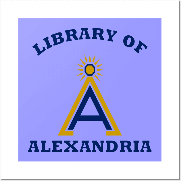 Library of Alexandria Wall Art by IORS